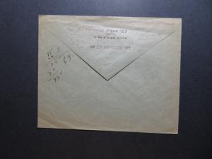 Palestine 1944 Cover Tel-Aviv to Spain / Light Creasing - Z11393