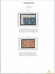 BARBADOS COLLECTION 1852-1999, nearly complete, Mint or unused, Scott $29,992.00