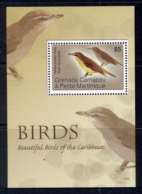 Grenada Carriacou & Petite Martinique 2007 Beautiful Birds of the Caribbean M...