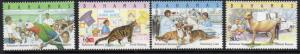 BAHAMAS SG1235/8 2000 BAHAMAS HUMANE SOCIETY MNH