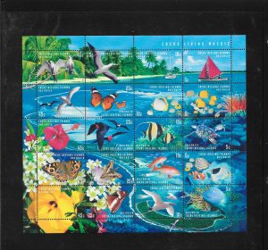 FISH, TURTLES, BIRDS - COCOS ISLANDS #331  MNH