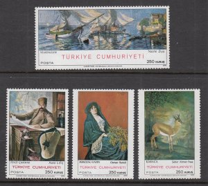 Turkey 1852-1855 Paintings MNH VF