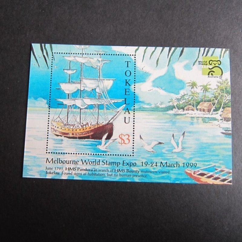 Tokelau 1999 Sc 265 ship (crease on corner) MNH