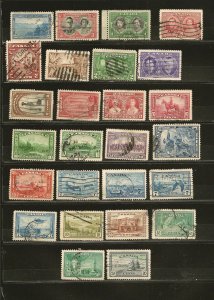 Canada Collection of 26 Different Pre 1960 Commemorative Stamps Used