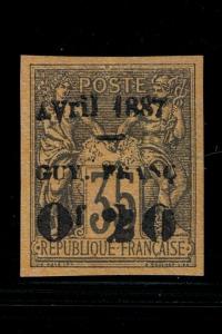 French Guiana 1887 SC 4 NGAI Mint SCV $70.00