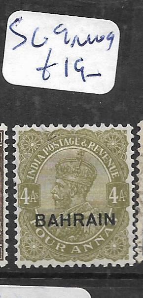 BAHRAIN (PP0802B) ON INDIA KGV  4A  SG 9   MOG