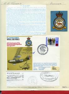 RAF11 60th Ann Formation of the Squadron Signed by Designer Tony Theobald