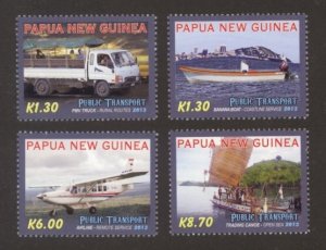 Papua New Guinea Sc# 1667-70 MNH Public Transport