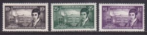 Colombia (1958) #680, C309-10 MH