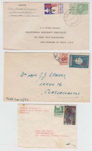 MEXICO 1955-85 TBC RELIEF LABELS COLLECTION OF 83 COVERS WITH TBC LABELS TO USA+