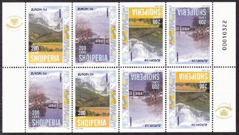 Albania Europa CEPT Holidays Booklet pane SG#2992-2993 MI#2966-2967D CV£40+