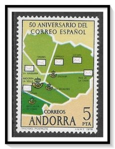Andorra Spanish #102a Postal Service MNH