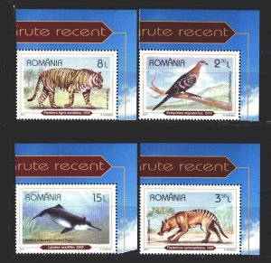 Romania. 2017. Extinct animals. MNH.