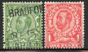 Great Britain #157-8, Used.