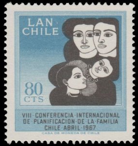 CHILE STAMP YEAR 1967. SCOTT # C272. MINT.