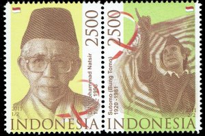 Indonesia #2291  MNH - Famous Men Natsir and Sutomo (2011)