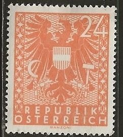 Austria ^  Scott # 442 - MH