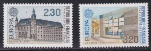 France # 2218-2219, Europa - Post Office Buildings,  Mint NH, 1/2 Cat.