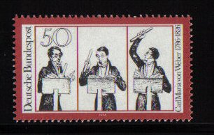 Germany  #1214  MNH  1976    Carl Maria von Weber