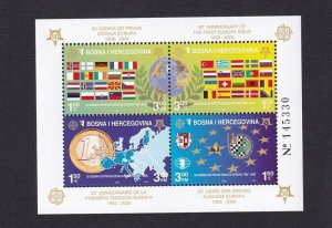 Bosnia and Herzegovina ( Bosniak Government ) #529e MNH 2005 Sheet Europa. Perf.