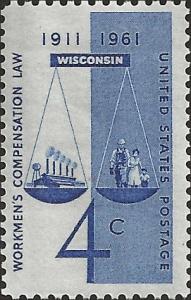 # 1186 MINT NEVER HINGED WORKMEN'S COMPENSATION
