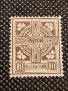 Ireland,# 75, 1922-23, 10p Celtic Cross, light cancel, SCV $35.00