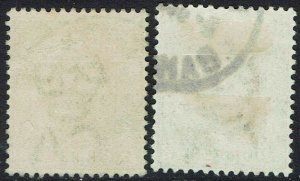 BAHAMAS 1902 KEVII 6D BOTH SHADES WMK CROWN CA USED