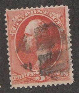 U.S. Scott #214 Washington Stamp - Used Single