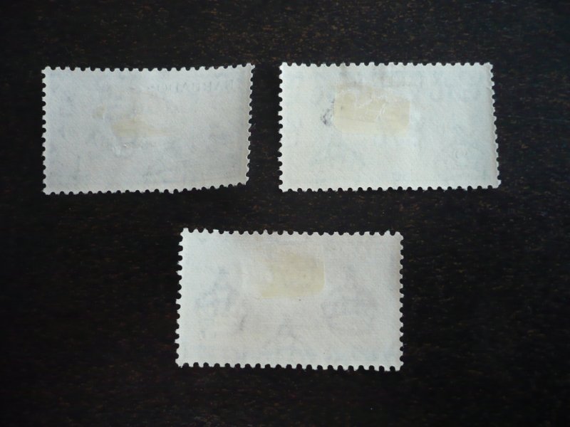 Stamps - Barbados - Scott# 216-218 - Mint Hinged Partial Set of 3 Stamps