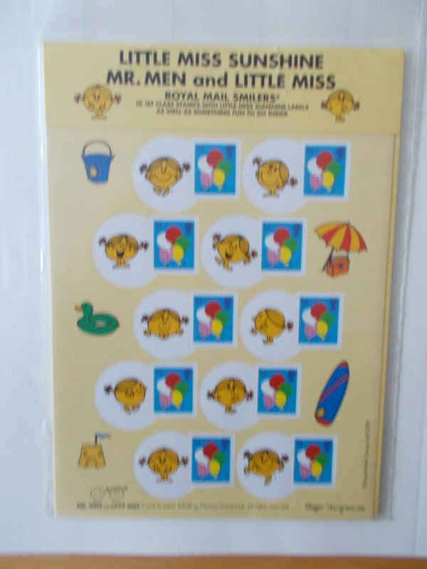 2009 Mr Men with Little Miss Sunshine Kids Smiler Pack LS62 Complete Superb U/M