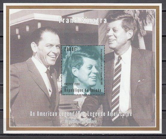 Guinea, 1998 Cinderella issue. President John Kennedy s/sheet. *