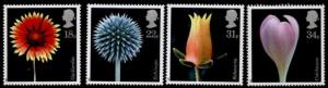 Great Britain 1168-71 MNH Flowers