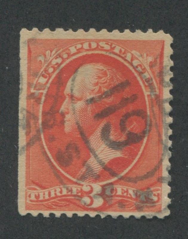 1887 US Stamp #214 Used F/VF Canceled Catalogue Value $50