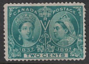 Canada #  52  Mint  VF No gum Cat $ 20