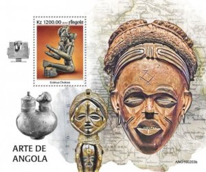 Angola - 2019 Art of Angola - Stamp Souvenir Sheet - ANG190203b