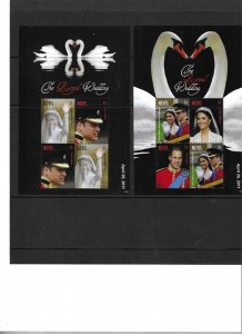 NEVIS SGMS2255 2011 ROYAL WEDDING  MNH