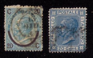 ITALY SCOTT #34-35 USED FINE