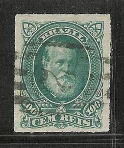 Brazil Scott 72 Used - 1878-9 Dom Pedro Issue