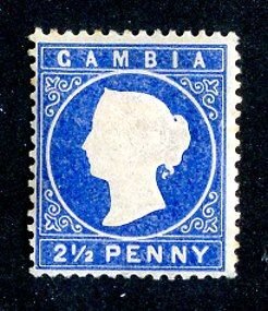 1886 Gambia Sc #15 m* cv.$12.50 ( 9060 BCXX5 )