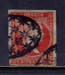 Cuba - Scott #3 - Used - Wmk. 104 - Hinge bump,  toning - SCV $15