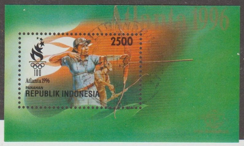 Indonesia Scott #1656 Stamp - Used Souvenir Sheet