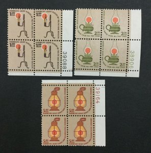 MOMEN: US #1610-1612 MINT OG **NH** POST OFFICE FRESH #31661