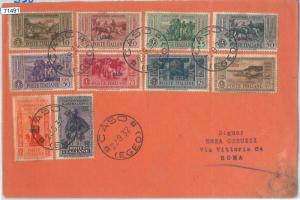 71491 - EGEO case - postal history - GARIBALDI series on Saxon envelope S53 1932-