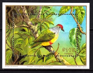 Cook Islands 1989 Birds - WWF $1.75 Mint MNH Miniature Sheet SC 1023