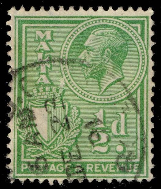 Malta #168 King George V; Used