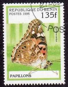 Benin 805 - Cto - 135fr Butterfly (1996) (cv $1.25)