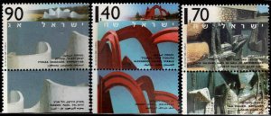 ISRAEL Scott 1222-1224 MNH** stamp set with tabs