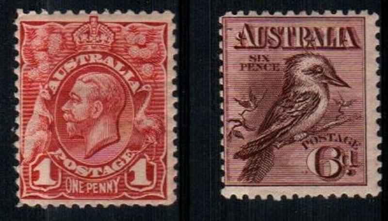 Australia Scott 17-18 Mint hinged [TC1400]