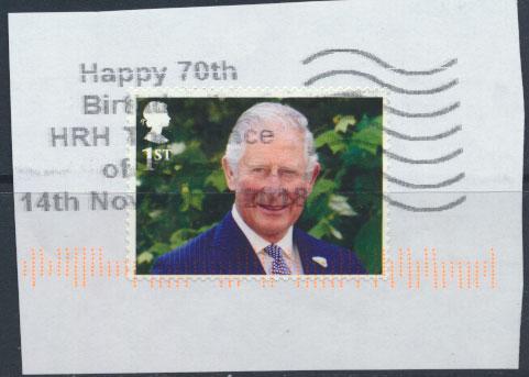 Great Britain Prince Charles 70th Birthday 2018  1st Class  see scan