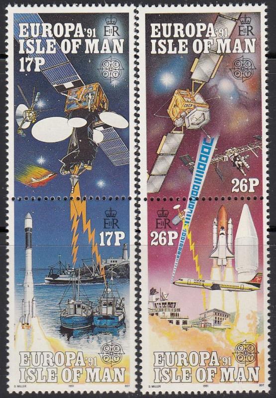 Isle of Man #469a-471a MNH CV$4.10 Communications Europa CEPT